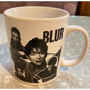 BLUR Ceramic Mug 11oz - Made In England - Britpop Gorillaz Oasis RARE